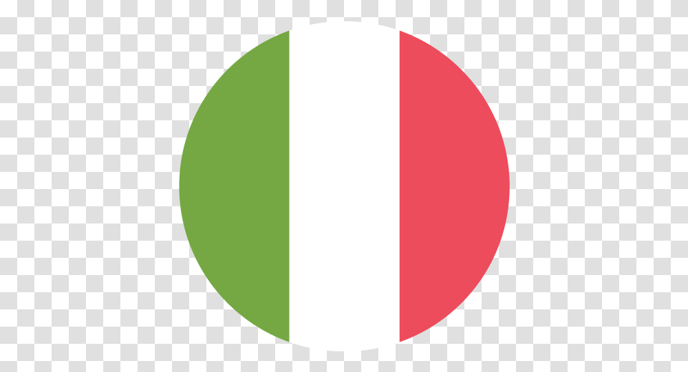 Flag Of Italy Emoji For Facebook Email & Sms Id 2377 Italian Flag Circle, Logo, Symbol, Trademark, Balloon Transparent Png