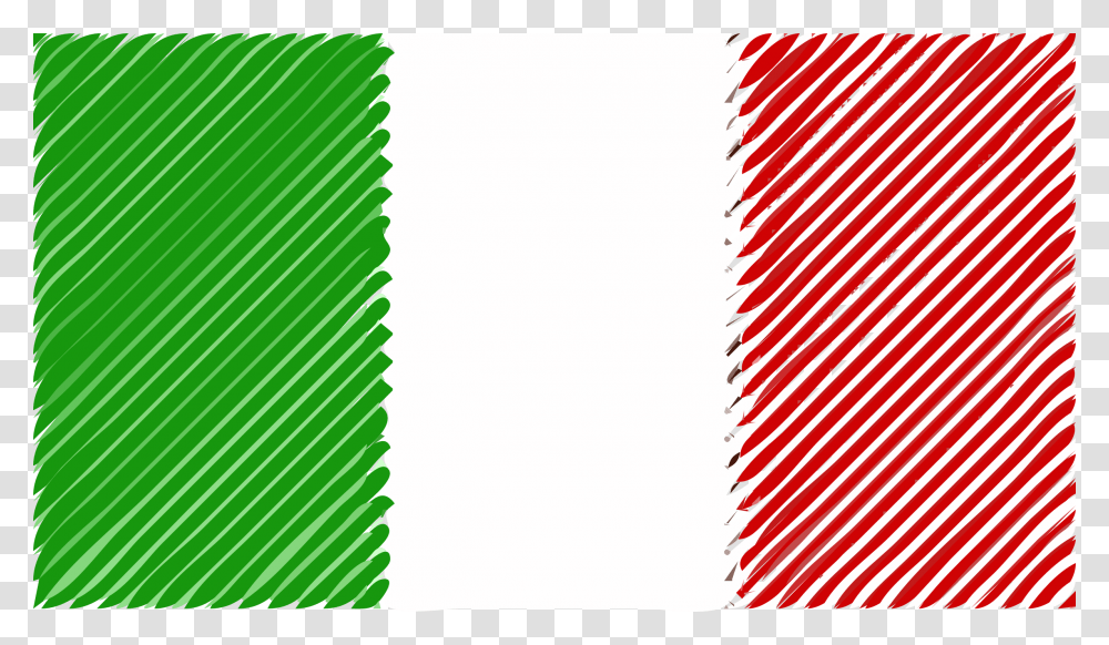 Flag Of Italy Linear Icons, Paper, Page, Label Transparent Png