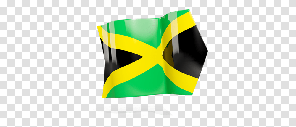 Flag Of Jamaica Image Logo, Symbol, Recycling Symbol, Sweets, Food Transparent Png