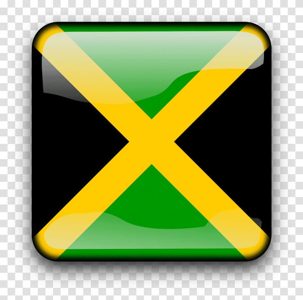 Flag Of Jamaica, Triangle, Sign Transparent Png
