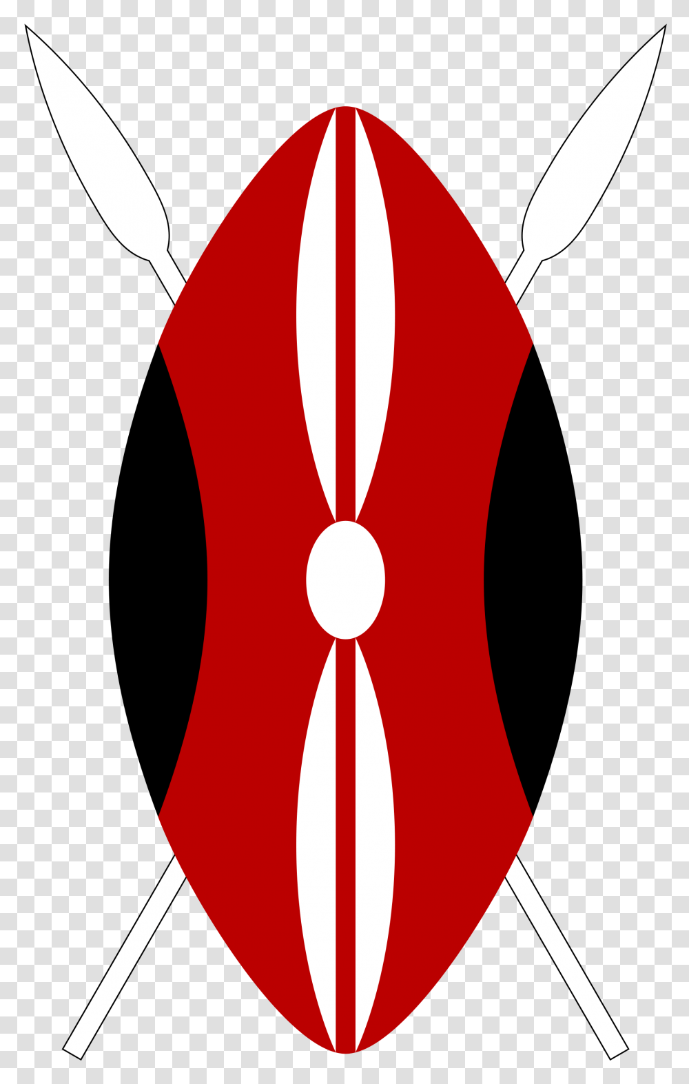 Flag Of Kenya, Weapon, Weaponry, Maroon, Heart Transparent Png