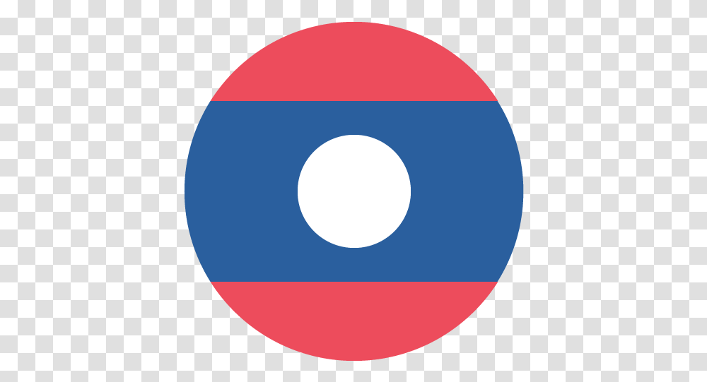 Flag Of Laos Id 2389 Emojicouk Laos Flag Circle, Disk, Dvd, Symbol, Logo Transparent Png