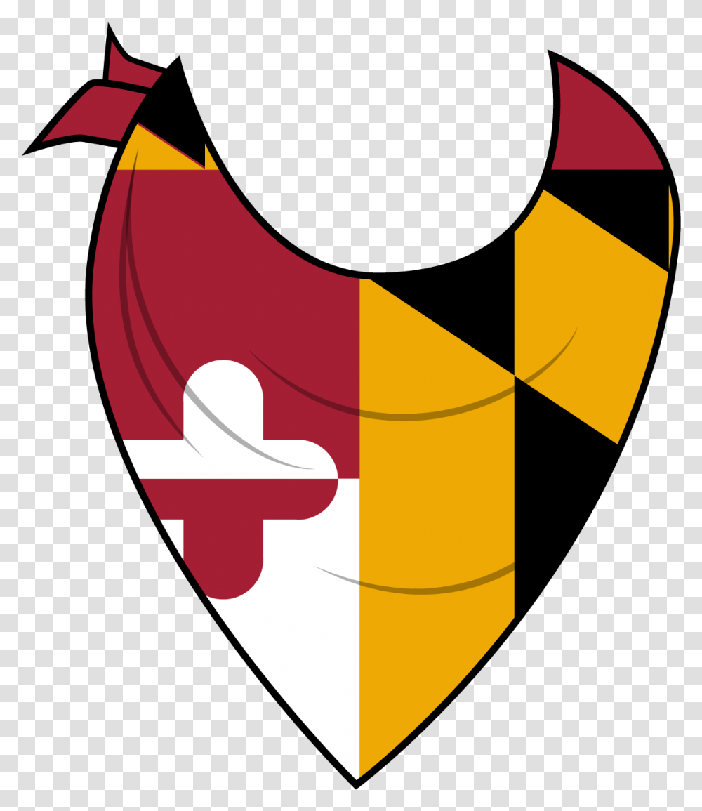 Flag Of Maryland, Label Transparent Png