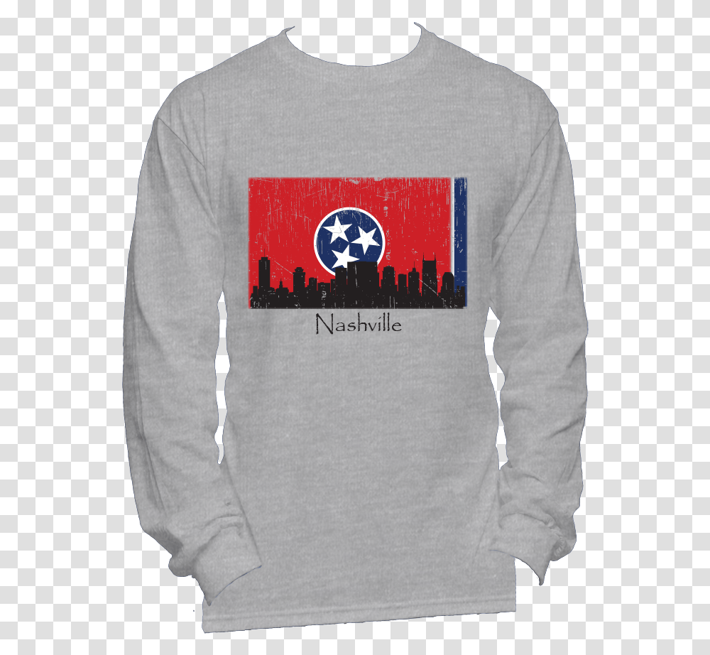 Flag Of Nashville Tennessee Tennessee State Flag, Sleeve, Apparel, Long Sleeve Transparent Png