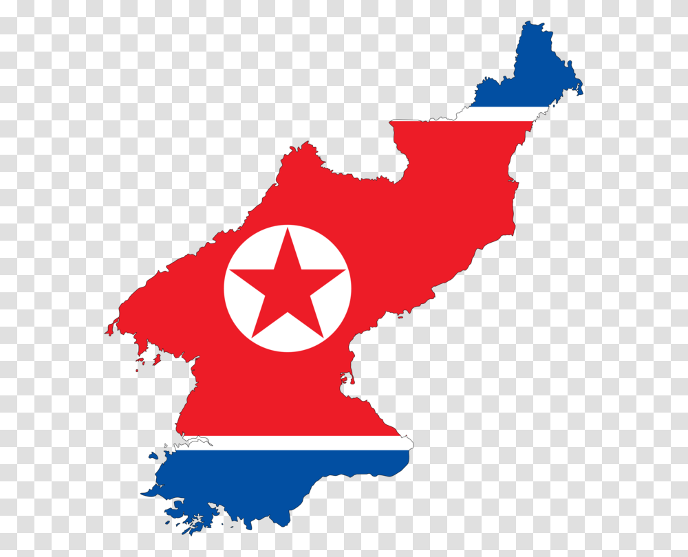 Flag Of North Korea Flag Of South Korea National Flag Free, Star Symbol, Person, Human Transparent Png