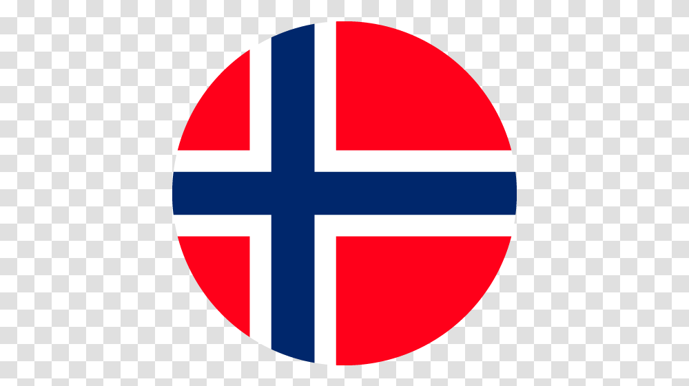 Flag Of Norway Circle Norway Flag, First Aid, Symbol, Logo, Trademark Transparent Png