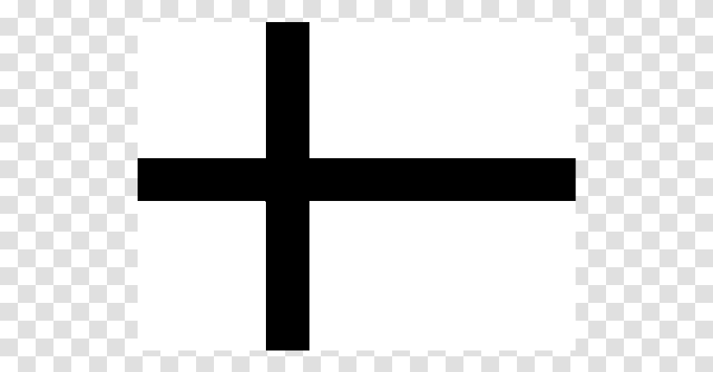 Flag Of Norway Logo Black And White Parallel, Cross, Stencil, Arrow Transparent Png