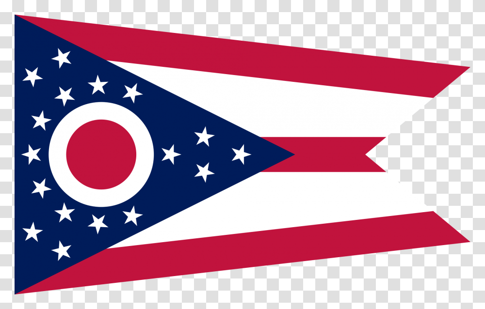 Flag Of Ohio, Label, American Flag Transparent Png