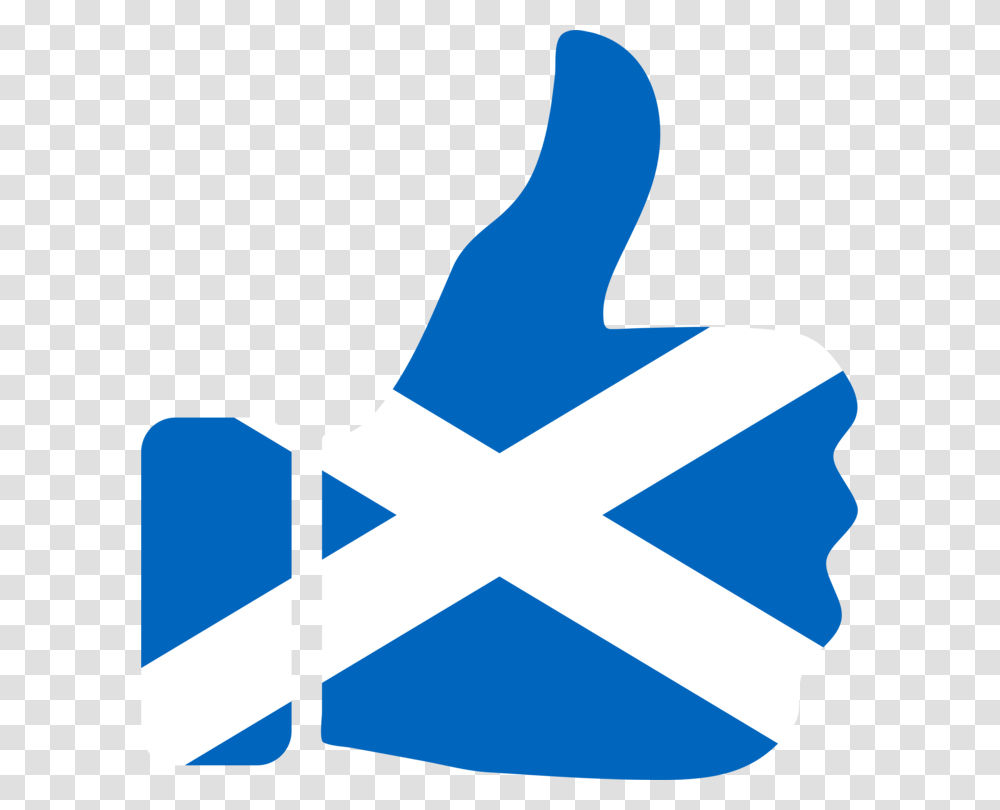 Flag Of Scotland Thumb Signal Union Jack, Sewing Transparent Png