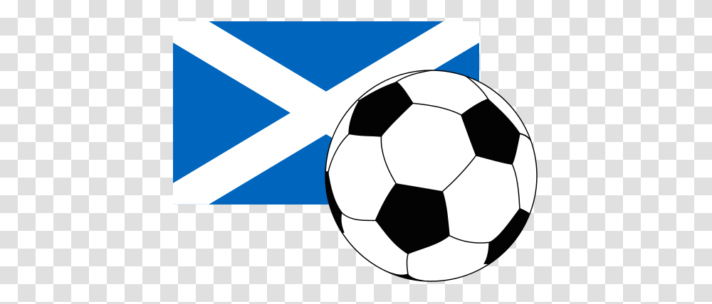 Flag Of Scotland With Football, Soccer Ball, Team Sport, Sports, Volleyball Transparent Png