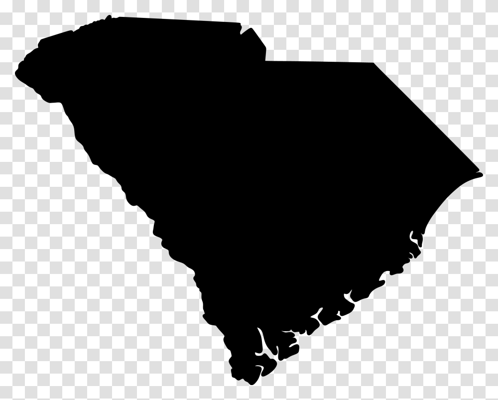 Flag Of South Carolina Topographic Map Clip Art South Carolina State, Silhouette, Pillow, Cushion, Person Transparent Png