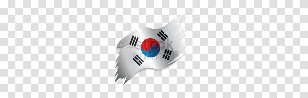 Flag Of South Korea Clipart, Logo, Trademark, Brush Transparent Png