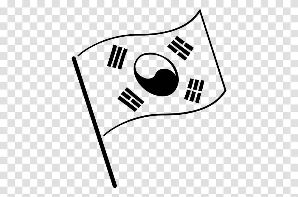 Flag Of South Korea Rubber Stamp Stampmore, Gray, World Of Warcraft Transparent Png
