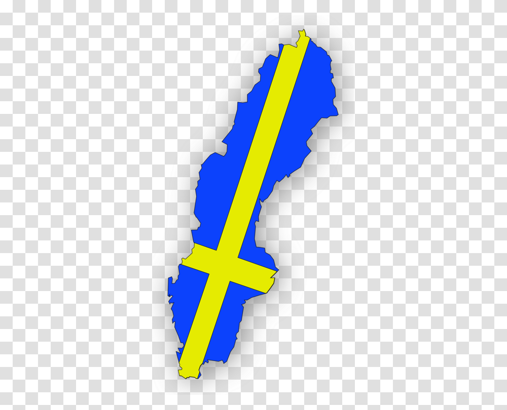 Flag Of Sweden Computer Icons Swedish Language Drawing Free, Weapon, Outdoors, Light, Mountain Transparent Png