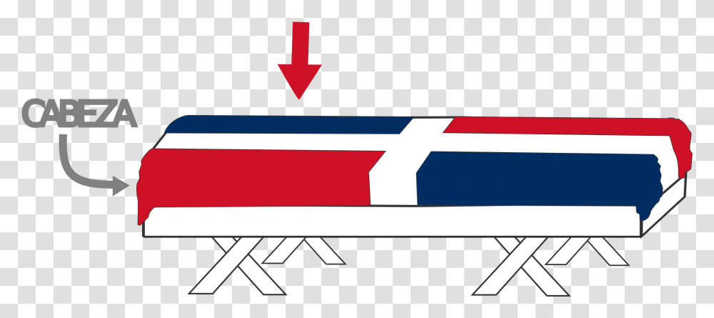 Flag Of The Dominican Republic Download Se Coloca La Bandera En Un Atad, Logo, Trademark Transparent Png