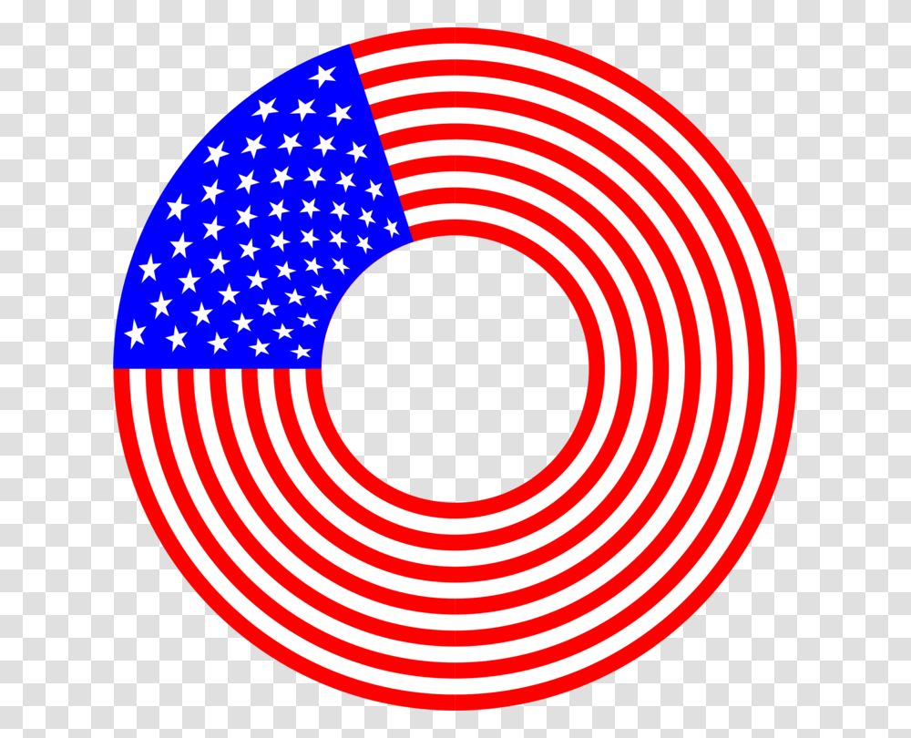 Flag Of The United States Computer Icons Circle Symbol Free, Spiral, Light, Coil, Logo Transparent Png