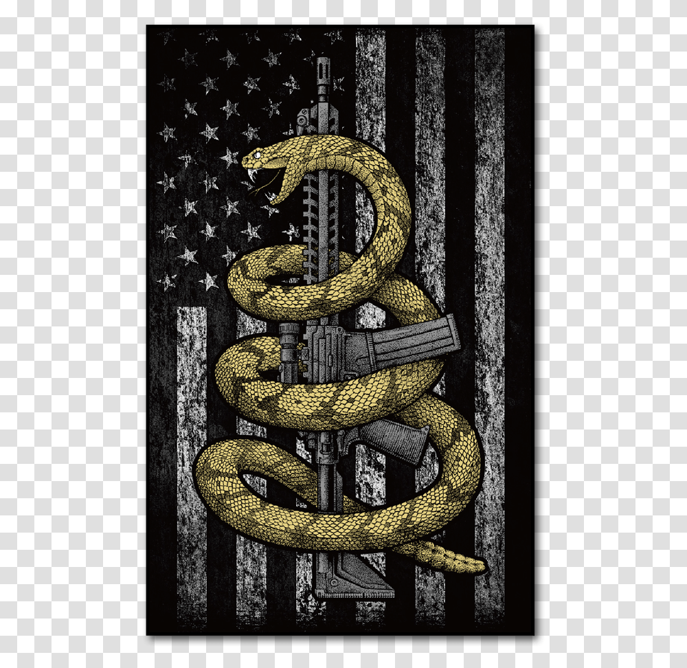 Flag Of The United States, Snake, Reptile, Animal, Emblem Transparent Png