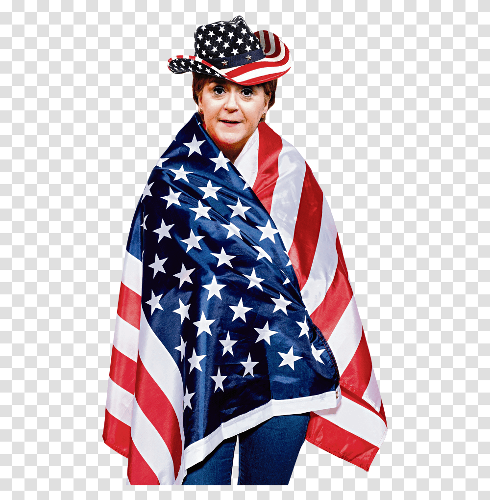 Flag Of The United States, Person, Human, American Flag Transparent Png