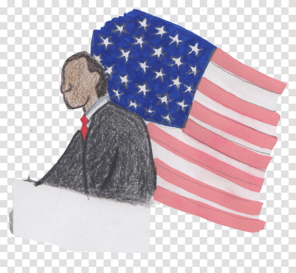 Flag Of The United States, Person, Human, American Flag Transparent Png