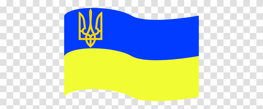 Flag Of Ukraine With Coat Of Arms Clipart, Logo, Trademark Transparent Png