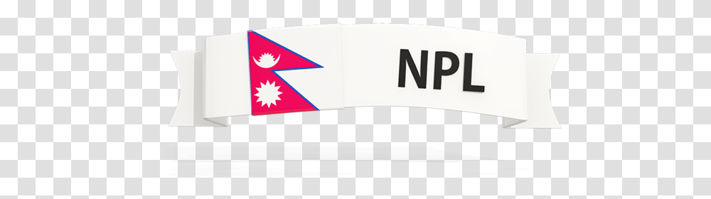 Flag On Banner Cricket Association Of Nepal, Oars, Logo Transparent Png