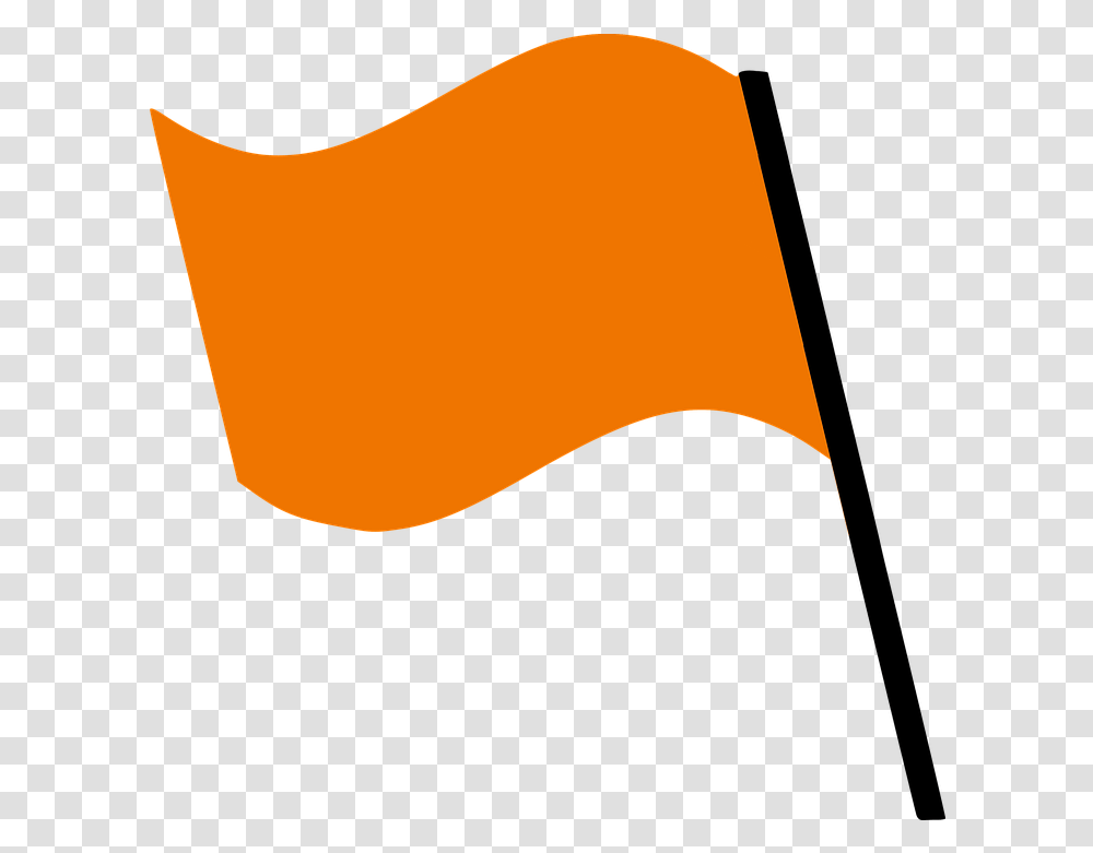 Flag Orange Wind Blow Bandera, Baseball Cap Transparent Png