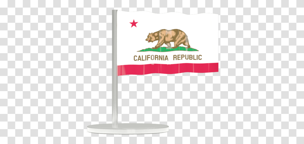 Flag Pin New California Republic Flag, Symbol, Dog, Pet, Canine Transparent Png