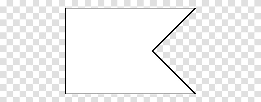 Flag Shape Swallowtail, Logo, Triangle Transparent Png