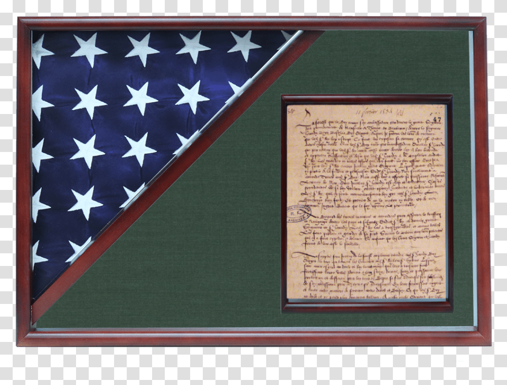 Flag, American Flag, Plaque Transparent Png