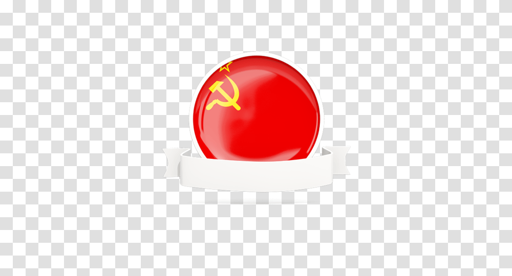 Flag With Empty Ribbon Illustration Of Flag Of Soviet Union, Ball, Sphere, Balloon Transparent Png