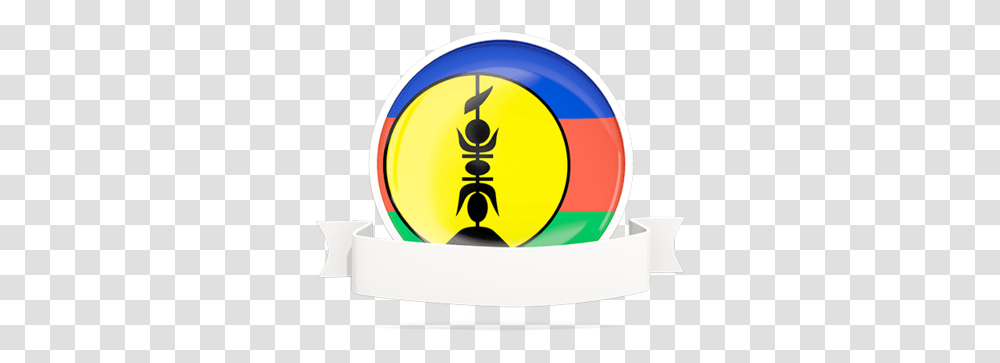 Flag With Empty Ribbon New Caledonia Flag, Logo, Trademark Transparent Png
