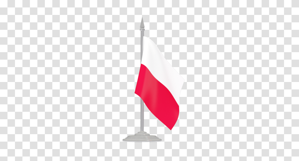 Flag With Flagpole Illustration Of Flag Of Poland, American Flag Transparent Png