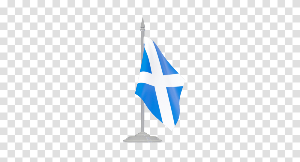 Flag With Flagpole Illustration Of Flag Of Scotland, American Flag Transparent Png