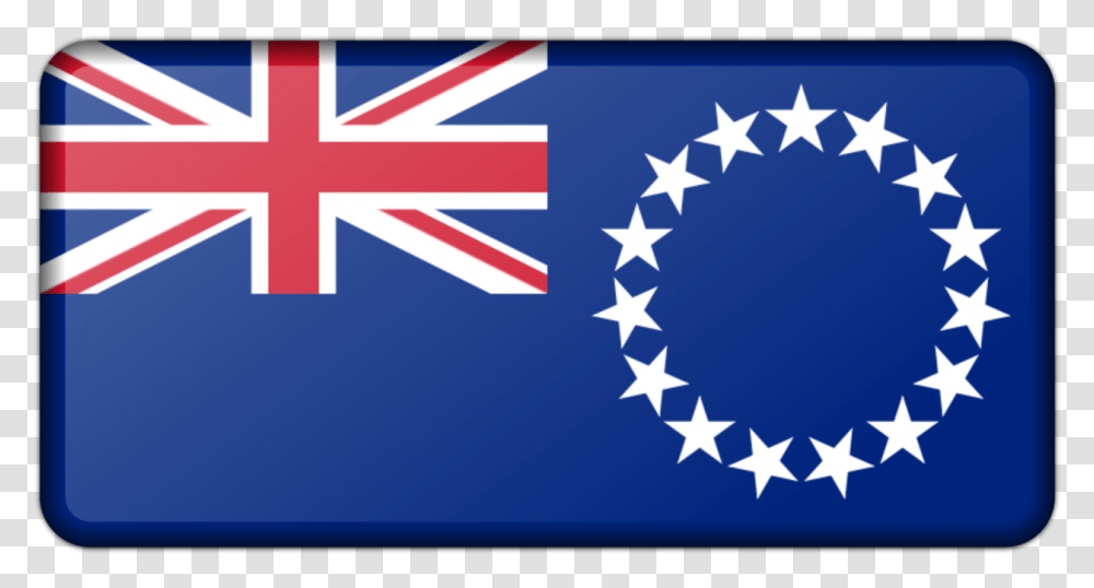 Flagelectric Bluecook Islands Cook Island Flag, Label, Logo Transparent Png
