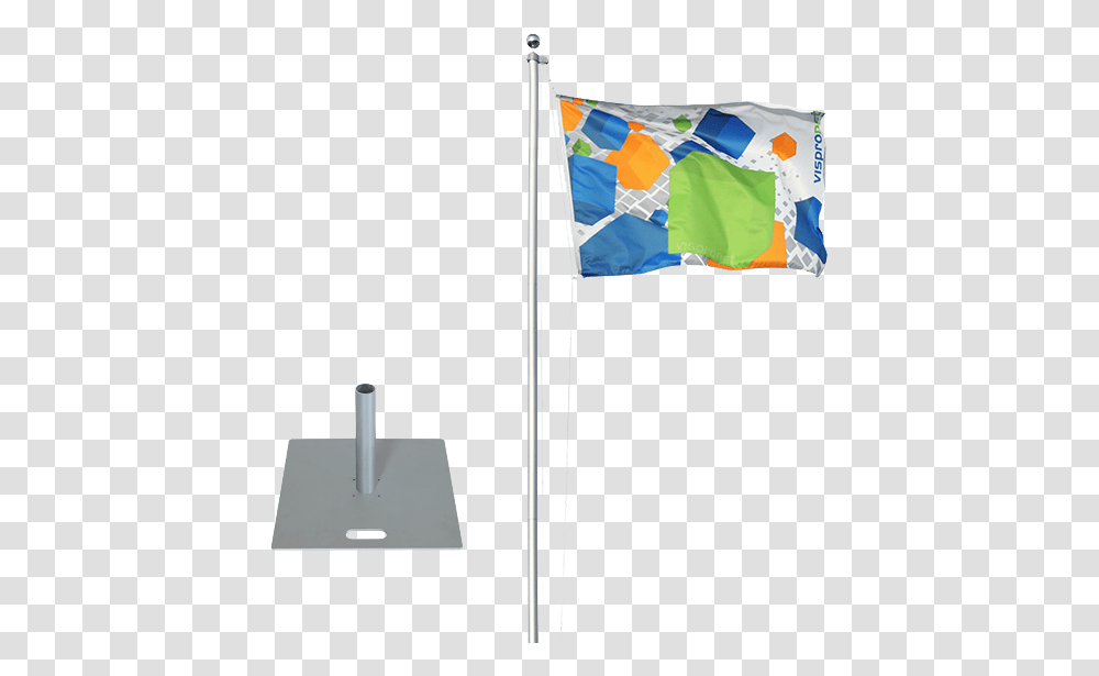 Flagpole Standard With Base Plate Flag, American Flag Transparent Png