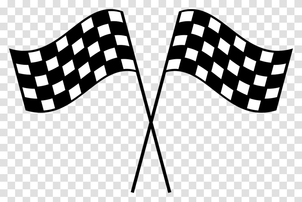 Flags Chequered Flag Flag Racing Competition Win Car Racing, Tie, Accessories, Necktie, Crowd Transparent Png