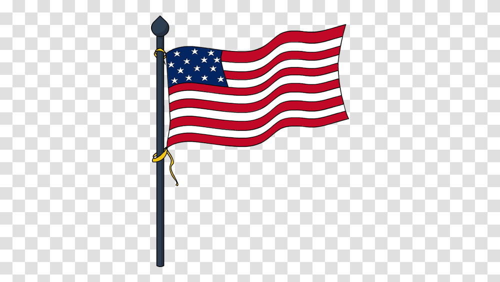 Flags Clipart Decoration Memorial Day Flag Clipart, American Flag Transparent Png
