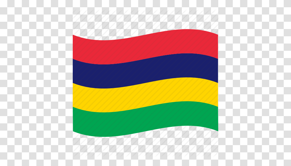 Flags Four Horizontal Mauritius Mu Stripes Waving Flag Icon, American Flag, Cushion Transparent Png
