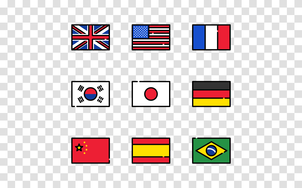 Flags Icon Family Rectangular, Number, American Flag Transparent Png