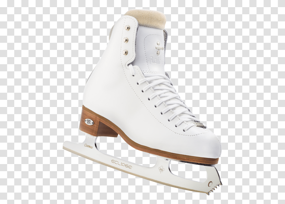 Flair Boot White With Blade Riedell Flair Skates, Shoe, Footwear, Apparel Transparent Png