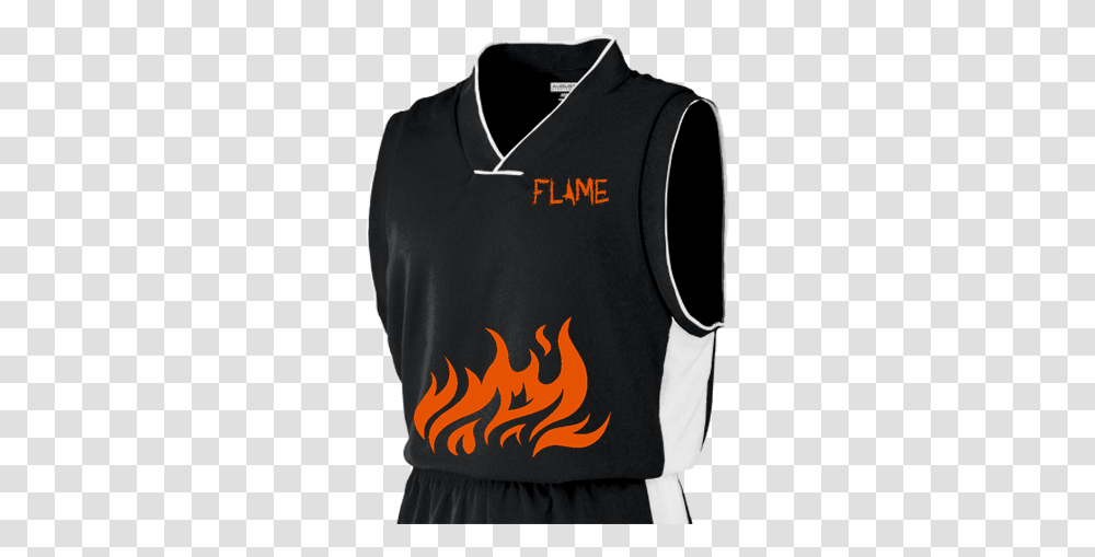 Flame Adult Reversible Speedway Muscle Criminology Jersey Design Basketball, Clothing, Apparel, Shirt, Hoodie Transparent Png