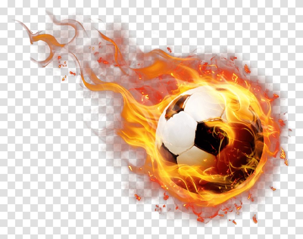 Flame Ball Fire Football, Bonfire, Team Sport, Sphere, Fractal Transparent Png
