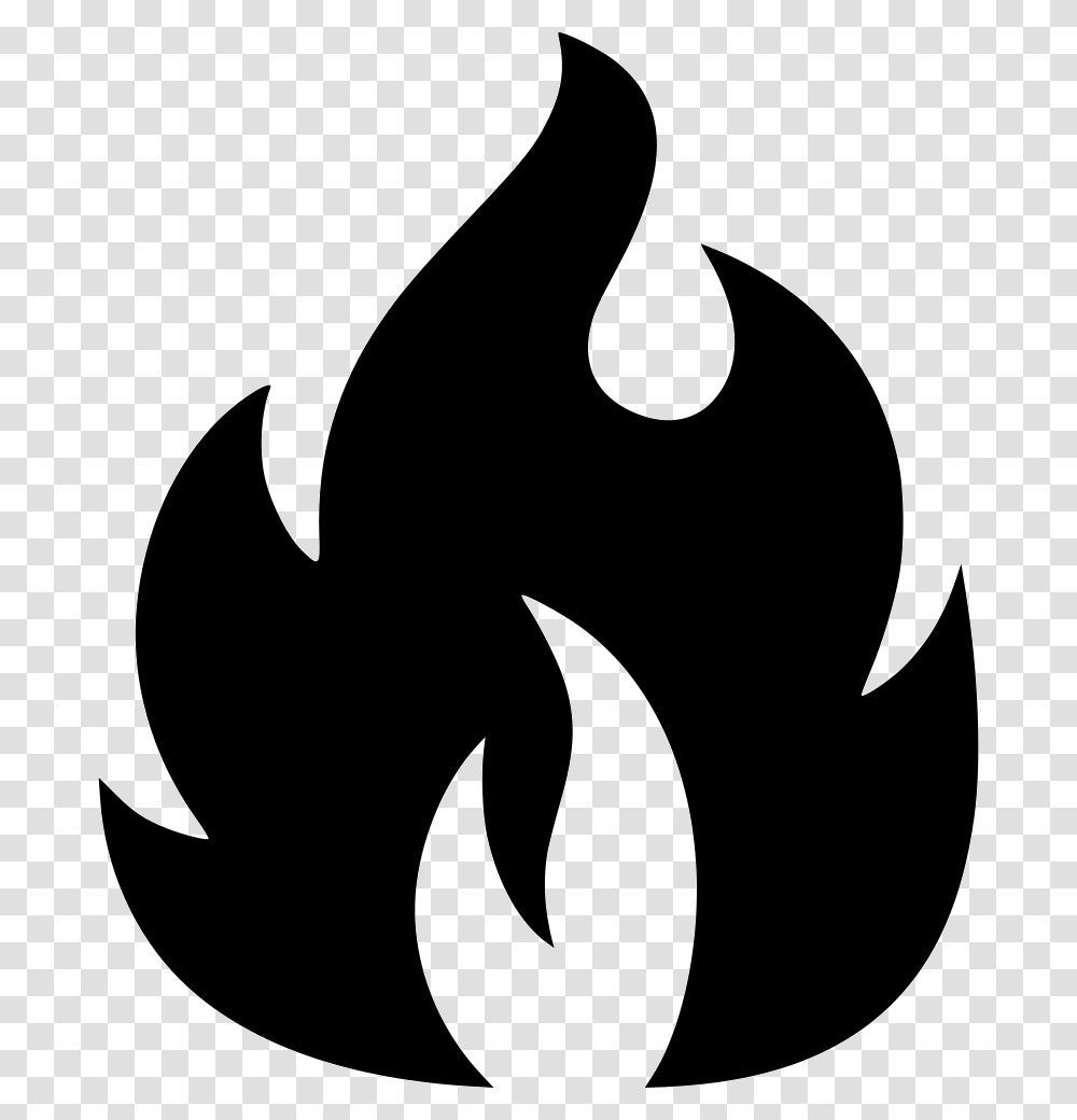 Flame Black Fire, Stencil, Batman Logo Transparent Png