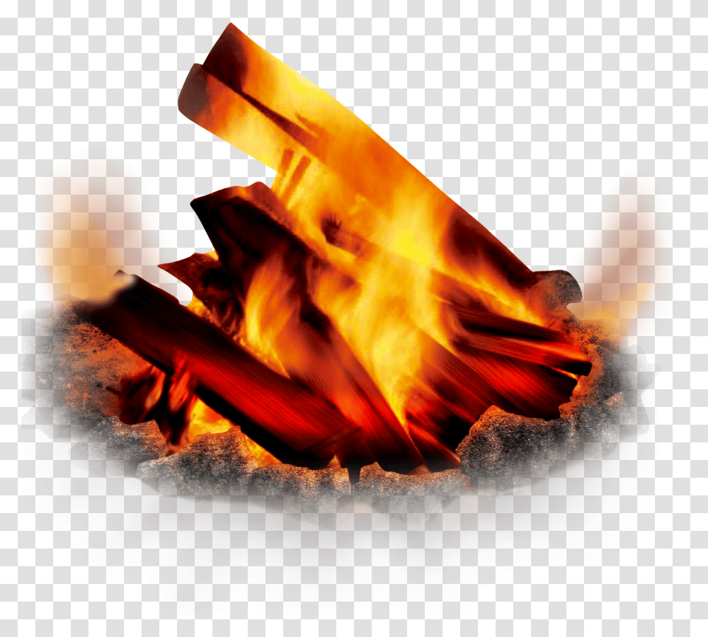 Flame Bonfire Campfire Transparent Png