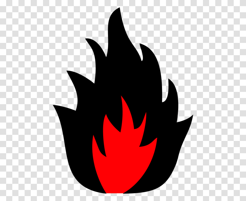 Flame Clipart Fire Burning, Bonfire Transparent Png