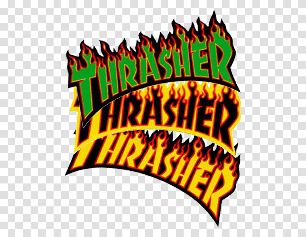 Flame Decal Logo Thrasher, Leisure Activities, Circus Transparent Png
