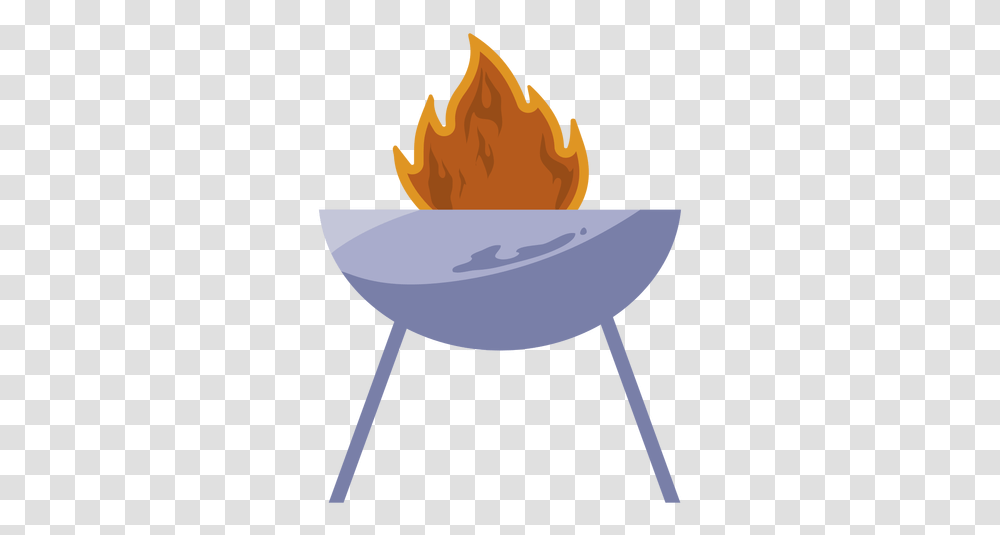Flame Grill Pit Flat Flame, Light, Torch, Fire Transparent Png