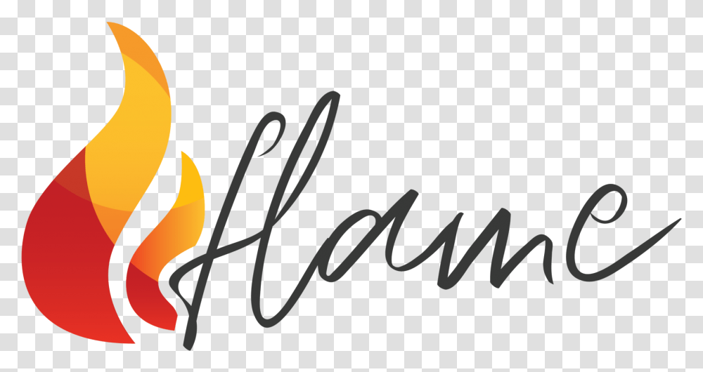 Flame Logo Without Tag Background Calligraphy, Text, Handwriting, Plant, Fruit Transparent Png