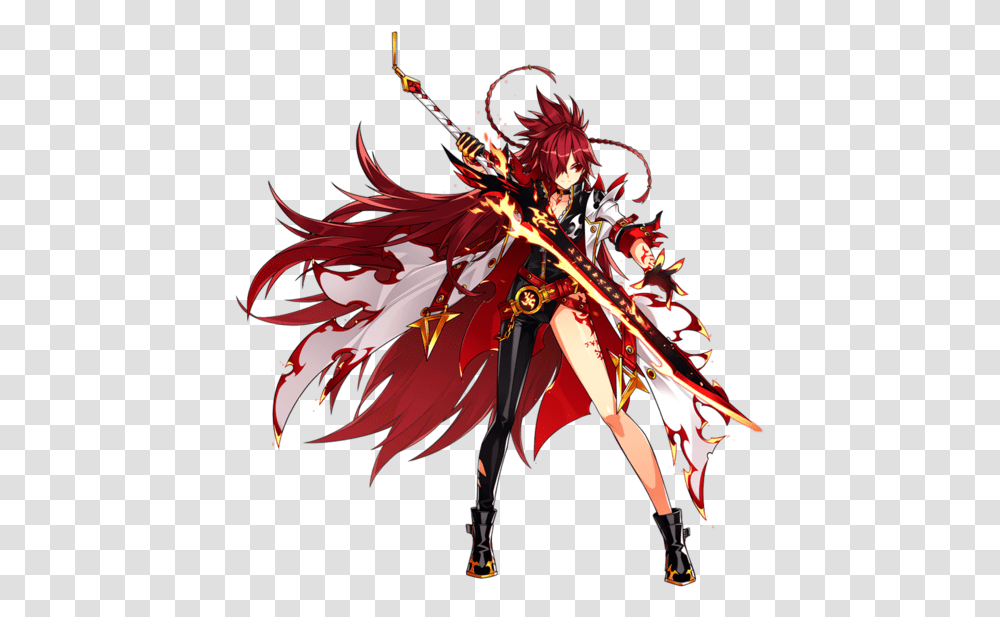 Flame Lord Elsword Elesis Flame Lord, Person, Human, Sport, Sports Transparent Png