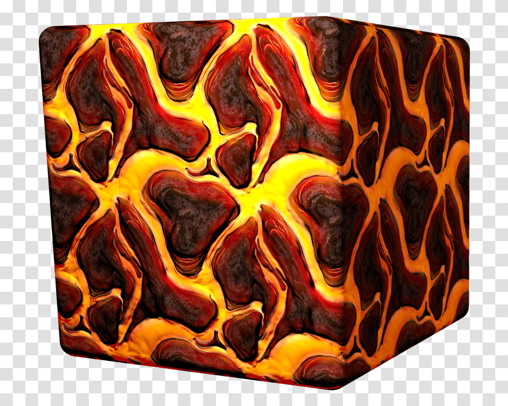 Flame, Mountain, Outdoors, Nature, Lava Transparent Png